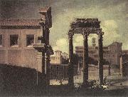 CODAZZI, Viviano Rome, the Campo Vaccino Looking toward the Capitoline d oil painting